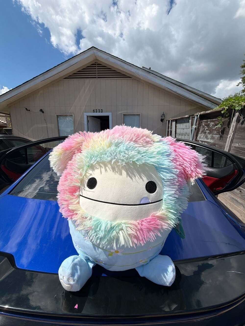 RARE Squishmallows ZOZO 16” LARGE Bigfoot Sasquatch TieDye Exclusive